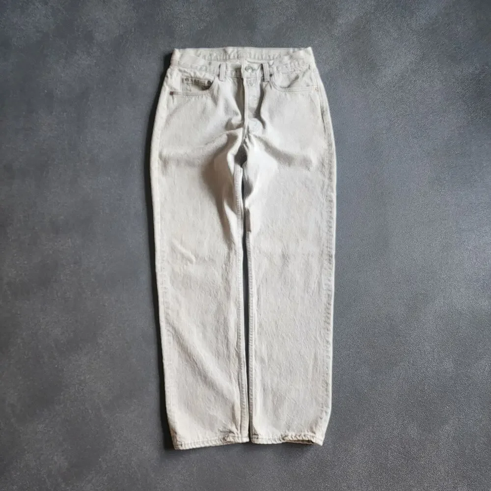 Vintage 90's Levi's 501 Classic Fit Grey Denim Jeans 33x32